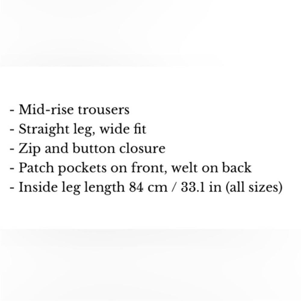 Sezane Dan Trousers Cyan - Size 6 - Picture 6 of 7